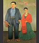Diego Canvas Paintings - Frida and Diego Rivera